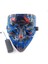 Renk 4 LED Cadılar Bayramı Tasfiye Maskesi LED Neon Yüz Maskeleri Maske Masquerade Korku Parti Sahne LED Işık Parti Maskesi Karanlıkta Büyümek (Yurt Dışından) 4