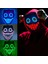 Siyah LED 01 Cadılar Bayramı Neon LED Tasfiye Maskesi Masque Masquerade Parti Maskeleri Karanlıkta Işık Aydınlık Komik Maskeler Cosplay Kostüm Malzemeleri (Yurt Dışından) 2