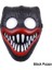 Siyah Haşhaş Cadılar Bayramı Neon LED Tasfiye Maskesi Masque Masquerade Parti Maskeleri Karanlıkta Işık Aydınlık Komik Maskeler Cosplay Kostüm Malzemeleri (Yurt Dışından) 1