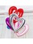 Gümüş Aşk Büyük Hollow Kalp Şekli Folyo Balonlar Düğün Dekorasyon Helyum Balon Sevgililer Günü Altın Kalp Parti Malzemeleri Balonlar (Yurt Dışından) 2