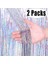 Lazer Gümüş 2 Paket 1x2 M Altın Metalik Folyo Tinsel Saçak Perde Zemin Doğum Günü Düğün Bekarlığa Veda Partisi Süslemeleri Eid Mubarak Ramazan (Yurt Dışından) 1