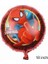 Balon-1 Adet Süper Kahraman Kırmızı Örümcek Adam Parti Spidey Supplie Fincan Plaka Zemin Masa Örtüsü Parti Boys Için Doğum Günü Bebek Duş Parti Dekorasyon (Yurt Dışından) 1