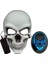 08 Kafatası LED Maske Masquerade Maskeleri Neon Maske Karanlıkta Işık Glow Maskara Korku Maskesi Parlayan Masker Cadılar Bayramı Partisi Maskesi (Yurt Dışından) 1