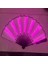 Pembe Glow Katlanır LED Fan Dans Işıkları Gece Gösterisi Dj Floresan Bar Gece Kulübü Parti Hediyeler Cadılar Bayramı Dekorasyon Renk Değişen Fan (Yurt Dışından) 1