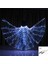 Beyaz L (Yetişkin 155-175CM) Oryantal Dans LED Kelebek Kanatları Parti Festivali Performansı Floresan Isis Kanatları Oryantal Dans Karnaval Kostümleri Yetişkinler Için Gösterir (Yurt Dışından) 1