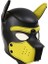 F Rol Oynama Köpek Parti Maskesi, Kulaklı Tam Kafa Maskesi Hayvan Masquerade Tam Yüz Maskesi (Yurt Dışından) 1