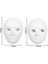 Stil A6 5 Paket Kağıt Mache Maskeleri Dıy Boyama Maskesi Graffiti Boş Maskeler Cadılar Bayramı Kostüm Cosplay Parti Malzemeleri Ev Dekorasyon (Yurt Dışından) 5