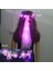 Pembe Aydınlık LED Hawaiian Lei Çiçek Kafa Bandı Light Up Çiçek Taç Uzun Kurdele ile Doğum Günü Hediyesi Düğün Paskalya Karnavalı (Yurt Dışından) 1