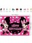Stil 11 1 Adet Minnie Mouse Fotoğraf Backdrop Minnie Doğum Günü Arka Plan Prenses Kız Pembe Dekorasyon Bebek Duş Parti Malzemeleri (Yurt Dışından) 3