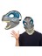 C Cadılar Bayramı Ejderha Dinozor Maskesi Yılan Açık Ağız Lateks Korku Dinozor Başlık Cadılar Bayramı Partisi Cosplay Kostüm Korkmuş Maske (Yurt Dışından) 5