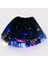 Kelebek Saç Band2 LED Parlayan Işık Çiçek Prenses Tutu Etekler Peri Kostüm Kız Için Light Up Etek Glow Kafa Bandı Düğün Parti Kostüm Cosplay (Yurt Dışından) 5