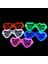 5pcsheart Tipi 5 Adet / Takım Aydınlık Işık Gözlük Bar Konser Sahne Floresan LED Glow Gece Gafas Bekarlığa Veda Doğum Günü Partisi Süslemeleri Için LED (Yurt Dışından) 1