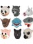 Stil 3 Komik Eşek Panda Köpekbalığı Kedi Gergedan Papağan Hayvan Maskesi Cadılar Bayramı Masquerade Maske Lateks Parti Panda Hayvan Maskesi Çocuklar Parti (Yurt Dışından) 2