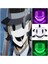 Işık ile Maske 5 Japon Animesi Cosplay Yüksek Katlı Invasion Cosplay Maske Neon Aydınlık LED Parti Maskesi Samuray Kostüm Sahne (Yurt Dışından) 2