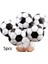 5 Adet 18 Inç 1 Takım Yeşil Futbol Futbol Lateks Balonlar Futbol Tema Parti Helyum Hava Balonu Erkek Doğum Günü Oyunları Olay Parti Malzemeleri (Yurt Dışından) 1