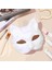 Beyaz Maskeler Kedi Masquerade Kendin Yap Maske Beyaz Boş Cosplay Yüz Cadılar Bayramı Partisi Boyasız Kağıt Hayvan Boyanabilir Süslemeleri Kostüm Yetişkinler (Yurt Dışından) 5