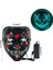 K01 1p Korkunç Cadılar Bayramı Colplay Light Up Tasfiye Maskesi Cadılar Bayramı Masquerade Partisi Çocuklar Erkekler Kadınlar Için LED Yüz Maskeleri Karanlıkta Parlayan Maske (Yurt Dışından) 2
