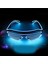 Mavi 10 Renk Yanıp Sönen Gözlük El Tel Neon LED Güneş Gözlüğü Bar Parti Dans Dj Parlak Yanıp Sönen Güneş Gözlüğü Erkekler Light Up Gözlük (Yurt Dışından) 3