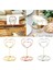 HEART-ROSEGOLD-15PCS 10 Adet Romantik Kalp Fotoğraf Klipleri Metal Gül Altın Gümüş Yer Memo Kart Tutucu Masa Numarası Standı Düğün Masaüstü Dekor Malzemeleri (Yurt Dışından) 2