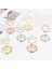 HEART-ROSEGOLD-15PCS 10 Adet Romantik Kalp Fotoğraf Klipleri Metal Gül Altın Gümüş Yer Memo Kart Tutucu Masa Numarası Standı Düğün Masaüstü Dekor Malzemeleri (Yurt Dışından) 5