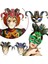 Parti Maskesi x Moda Masquerade Venedik Maskesi Mardi Gras Cadılar Bayramı Düğün Duvar Dekoratif Sanat Noel Yarım Yüz Doğum Günü Partisi Malzemeleri (Yurt Dışından) 2