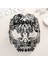 Siyah Kafatası Tam Yüz Masquerade Maskesi Mardi Gras Parti Rhinestones ile Metal Hollow Out Maskeleri Kostüm Paskalya (Yurt Dışından) 1