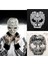 Siyah Kafatası Tam Yüz Masquerade Maskesi Mardi Gras Parti Rhinestones ile Metal Hollow Out Maskeleri Kostüm Paskalya (Yurt Dışından) 2