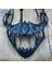Siyah Maske-B Cadılar Bayramı Şeytan Maskesi Karnaval Kurt Adam Kafatası Maskesi Korku Parti Sahne Cosplay Kostüm Anime Cosplay Maskeleri Cadılar Bayramı Yüz Şapkalar (Yurt Dışından) 1