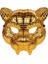 Altın 20 cm Vip Müşteri Konuk Patron Maskesi Altın Patron Leopar Cadılar Bayramı Kaplan Yetişkin Parti Prop Maske Adam Cosplay Kabuk (Yurt Dışından) 2