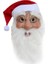 01 Noel Baba Tam Lateks Maske Peruk Sakal Noel Tatili Yumuşak Noel Baba Maskesi Komik Maske Süper Yumuşak Noel Baba Cadılar Bayramı Maskesi (Yurt Dışından) 1