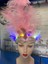 Turuncu LED Işık Up Glow Kadın Kızlar Tüy Kafa Bandı Kokteyl Parti Oryantal Saç Giyim Cosplay Doğum Günü Festivali Düğün Karnaval Bar (Yurt Dışından) 5