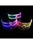 Stil G Akrilik LED Işıklı Gözlük Glow Parti Gözlüğü Neon Işık Up Visor Gözlük Dj Bar Parti Gözlük Cadılar Bayramı Noel Için (Yurt Dışından) 4