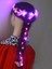 Çiçek Çelenk LED Dıy Saç Işık Dize Çiçek Çelenk Taç Yanıp Sönen Hairband Braider Dokuma Hediye Doğum Günü Kedi Tavşan Kafa Bandı Düğün (Yurt Dışından) 2