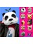 Ücretsiz Kesme Cosplay Maskeleri Cadılar Bayramı Partisi Maskesi Malzemeleri Panda Ayı Kostümü Kafa Hood 3D Kağıt Modeli Dıy Karikatür El Yapımı Yüz Cosplay Oyuncaklar (Yurt Dışından) 3