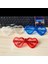 R-W 12 Adet LED Kalp Parlayan Gözlük Gözlük Gözlük Sevgililer Günü Malzemeleri Çocuk Kız Erkek Kostüm Cosplay Sahne Dropshipping (Yurt Dışından) 5