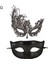 O Çekici Parti Yüz Kapatma Narin Masquerade Yüz Kapatma Muhteşem Kostüm Malzemeleri Gece Kulübü Parti Masquerade Yüz Kapatma (Yurt Dışından) 4