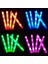 Mavi 10 Adet 5-30 Adet Kızdırma Çubukları LED Renkli Köpük Sopa Kızdırma Çubukları Tezahürat Tüpü Rgb Parti Konser Bar Için Karanlıkta LED Parlayan Işık (Yurt Dışından) 4