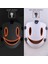 Turuncu Japon Anime Yüksek Katlı Invasion Cosplay Maske LED Parlayan Maske Parti Maskesi Japon Samuray Cosplay Kostüm Sahne (Yurt Dışından) 1