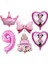 9-6 Adet Disney Minnie Mouse Doğum Günü Dekor Bebek Kız Iyilik Parti Dekor Diy Doğum Günü Numarası Balon Kombinasyonu Bebek Duş Hediyeler Kız Için (Yurt Dışından) 1