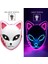 Sarı-Hayır LED Şeytan Avcısı LED Maske Tilki Maskesi Sıcak Anime Tanji Langqian Tavşan Gerçek Pirinç Cosplay Sahne Cadılar Bayramı Partisi Cosplay Sahne Yetişkinler Için (Yurt Dışından) 2