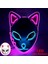 Sarı-Hayır LED Şeytan Avcısı LED Maske Tilki Maskesi Sıcak Anime Tanji Langqian Tavşan Gerçek Pirinç Cosplay Sahne Cadılar Bayramı Partisi Cosplay Sahne Yetişkinler Için (Yurt Dışından) 4