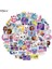50 Adet Sticker Gabby Dollhouse Kedi Tek Kullanımlık Parti Çatal Kağıt Tabak Afiş Masa Örtüsü Kız Bebek Duş Hediye Doğum Günü Dekor Seti Malzemeleri (Yurt Dışından) 1