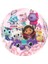 50 Adet Sticker Gabby Dollhouse Kedi Tek Kullanımlık Parti Çatal Kağıt Tabak Afiş Masa Örtüsü Kız Bebek Duş Hediye Doğum Günü Dekor Seti Malzemeleri (Yurt Dışından) 4