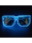 Buz LED Güneş Gözlüğü Glow Parti Gözlüğü Karanlıkta Parlıyor Yanıp Sönen Mozaik UV400 Gözlük Unisex Hediye Oyuncak LED Işıklı Gözlük (Yurt Dışından) 5