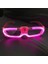 Pembe 12 Adet Yetişkin Çocuklar LED Gözlük Glow Doğum Günü Parti Malzemeleri Light Up Gözlük Yanıp Sönen Aydınlık Neon Güneş Gözlüğü Karnaval (Yurt Dışından) 1