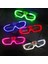 Pembe 12 Adet Yetişkin Çocuklar LED Gözlük Glow Doğum Günü Parti Malzemeleri Light Up Gözlük Yanıp Sönen Aydınlık Neon Güneş Gözlüğü Karnaval (Yurt Dışından) 3