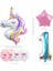 7 Adet Numarası 3 1 Takım Gökkuşağı Unicorn Balon Unicorn Doğum Günü Süslemeleri 32 Inç Numarası Folyo Balonlar 1st Çocuk Doğum Günü Partisi Bebek Duş Globos (Yurt Dışından) 3