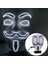 Maske 6 Cadılar Bayramı Maskesi Karışık Renkli LED Maske Parti Maskesi Masquerade Maskeleri Neon Maske Karanlıkta Işık Glow Korku Maskesi Parlayan Masker (Yurt Dışından) 1