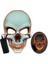 09 Kafatası LED Maske Masquerade Maskeleri Neon Maske Karanlıkta Işık Glow Maskara Korku Maskesi Parlayan Masker Cadılar Bayramı Partisi Maskesi (Yurt Dışından) 1