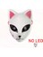 LED Pembe LED Parlayan Kedi Yüz Maskesi Cadılar Bayramı Masquerade Cosplay Sahne Festival Partisi Anime Kostüm Performansı Için Light Up Tilki Maskeleri (Yurt Dışından) 1